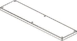 CUBIC Dangtis, 1 x 4 modulis, 182 x 758 mm plotis x aukštis