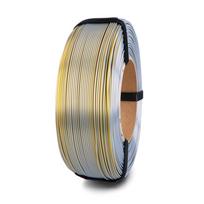 Rosa3D Refill PLA Magic Silk siūlas 1.75 mm 1kg - auksinis-sidabras