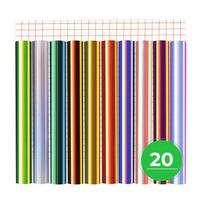 Lipnus vinilas – holografinis – 20 vnt, - xTool