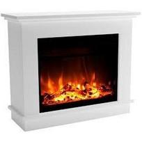 GLOW FIRE ATLAS WHITE pastatomas elektrinis židinys su apdaila