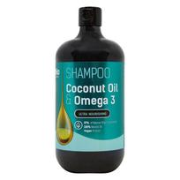 BIO NATURELL Coconut Oil & Omega 3 Sampunas visu tipu plaukams, 946 ml