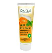 DeBa NATURAL BEAUTY Pedu balzamas su karbamidu, migdolu aliejumi ir metomis, 75 ml