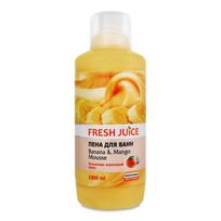 FRESH JUICE Vonios putos Banana & Mango Mousse, 1 l