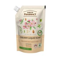 GREEN PHARMACY Skystas kreminis muilas Migdolai ir Avizu, 460 ml