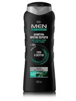IRIS COSMETIC MEN Sampunas nuo pleiskanu, riebalu kontrole, 400 ml