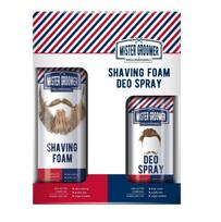 MISTER GROOMER Rinkinys Skutimosi putos 250 ml + Dezodorantas 150 ml