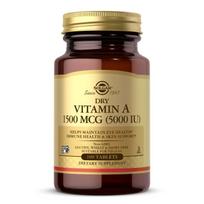 Solgar Vitaminas A, 100 kapsulių