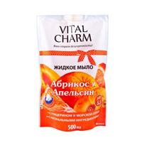 VITAL CHARM Skystas muilas Abrikosas ir Apelsinas, 500 g