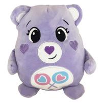 Care Bears - Squishy pliušinis žaislas meškiukas, violetinis - 21 cm