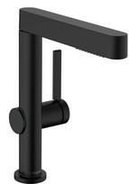 HANSGROHE Finoris Praustuvo maišytuvas su ištraukiamu purkštuvu 76063670, juodas matinis