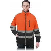 Šiltas POLSTRIP Fleece audinio džemperis, oranžinis