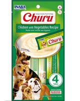 INABA Churu Chicken with vegetables 4x14g vištiena su daržovėmis šunims