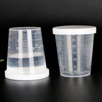 30ml matavimo puodelis - Plastikinis indas su dangteliu - rakinamas