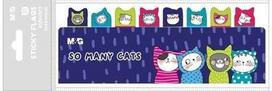 Puslapių žymekliai M&G SO MANY CATS, 15x53 mm, 20 l.x 8 vnt., 4 sp. - Nėra Autoriaus