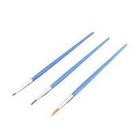 Tikslus šepetėlis 8x1.5 mm - mažas šepetėlis, skirtas dažyti akvarele