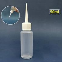 50ml buteliukas su aplikatoriumi - indelis skysčiams dozuoti -