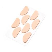 Neslystančios nosies pagalvėlės akiniams - smėlio spalvos - 1.0 mm - 8 vnt - putplasčio lipdukai