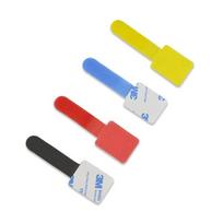 Kabelių laikiklis - 20x55 mm - Velcro su lipniu padu