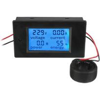 Maitinimo įtampos srovės matuoklis 100A – AC80-260V – Vatmetras