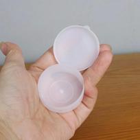 Apvalus konteineris - 42x19mm - Plastikinė dėžutė - Rakinama tvarsliava