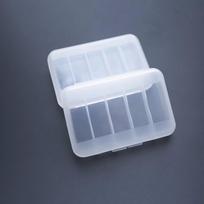 Organizatorius 5 skyriai 83x54x18mm - konteineris smulkiems daiktams
