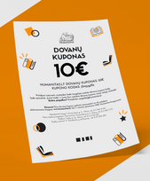 Dovanų kuponas (10 Eurų)