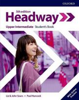 Headway Upper-Intermediate Student's book + OP (vadovėlis su online practice, 5th. edition)