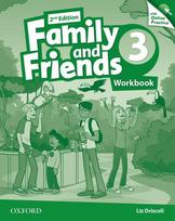 Family and Friends 3 Workbook with Online Practice (pratybos, 2 nd. edition)