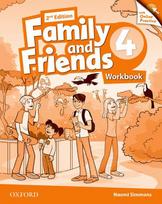 Family and Friends 4 Workbook with Online Practice (pratybos, 2 nd. edition)