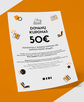 Dovanų kuponas  (50 Eurų)