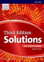 Solutions Pre-Intermediate Student's Book and Online Practice (vadovėlis su onlice practice, 3rrd. edition)