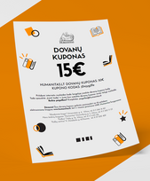 Dovanų kuponas (15 Eurų)