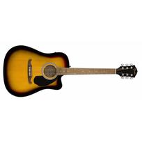 FENDER FA-125CE DREADNOUGHT, WALNUT FINGERBOARD IN Sunburst Akustinė gitara