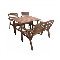 Lauko baldai  Garden Set, rudas, 4 vietų