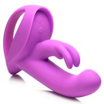 Inmi Come-Hither Rocker 10X Come Hither Silicone Vibrator Purple