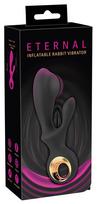 Eternal Inflatable Rabbit Vibrator Black