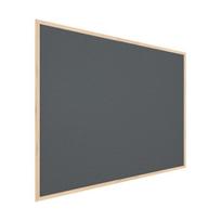 Pilka kamštinė lenta su smeigtukais Allboards, 90x60 cm