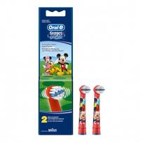 Dantų šepetėlis Oral-B Stages Power Kids Mickey EB10-4 antgalis 2 vnt