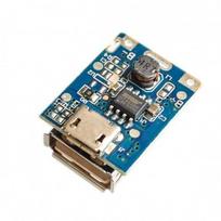 2xUSB 5V elementų įkrovimo ir apsaugos modulis - maitinimo bankui, Li-Po, Li-Ion