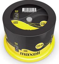 CD-R diskai MAXELL, 700MB, 52X, 80min., 50 vnt., rietuvėje