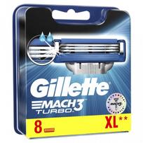Gillette Mach 3 Turbo peiliukai - 8 vnt rinkinys