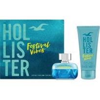Hollister Festival Vibes For Him EDT spray 50ml + Hair & Body Wash 100ml rinkinys
