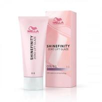 Wella Professionals Shinefinity Zero Lift Glaze Demi-Permanent Geliniai plaukų dažai, 09/02 Soft Sage