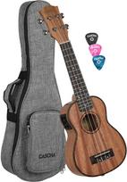 Elektroakustinė soprano ukulelė Cascha Mahogany HH 2026E