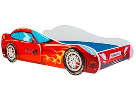 Vaikiška lova Car II su čiužiniu 150 cm x 74 cm x 44 cm, automobilis 4x4