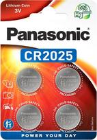 "Panasonic" baterija CR2025/4B, ELEPANCR_2025EL_4B