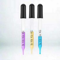 Oem Tiesus stiklinis lašintuvas - 1 ml - stiklinė pipetė - lašintuvas
