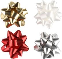 Dovanų pakavimo dekoro rinkinys WINTERIA BOW, 7,6 cm, 6 vnt.