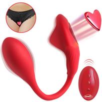 Frisky Double Love Connection Silicone Panty Vibe with Remote Control