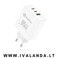 Greito įkrovimo blokelis Sikenai 65W PD fast charge type-C usb